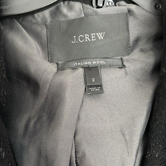 J.CREW Chateau Parka Italian Stadium Cloth Wool Faux Fur Style G9093 - Picture 2 of 11